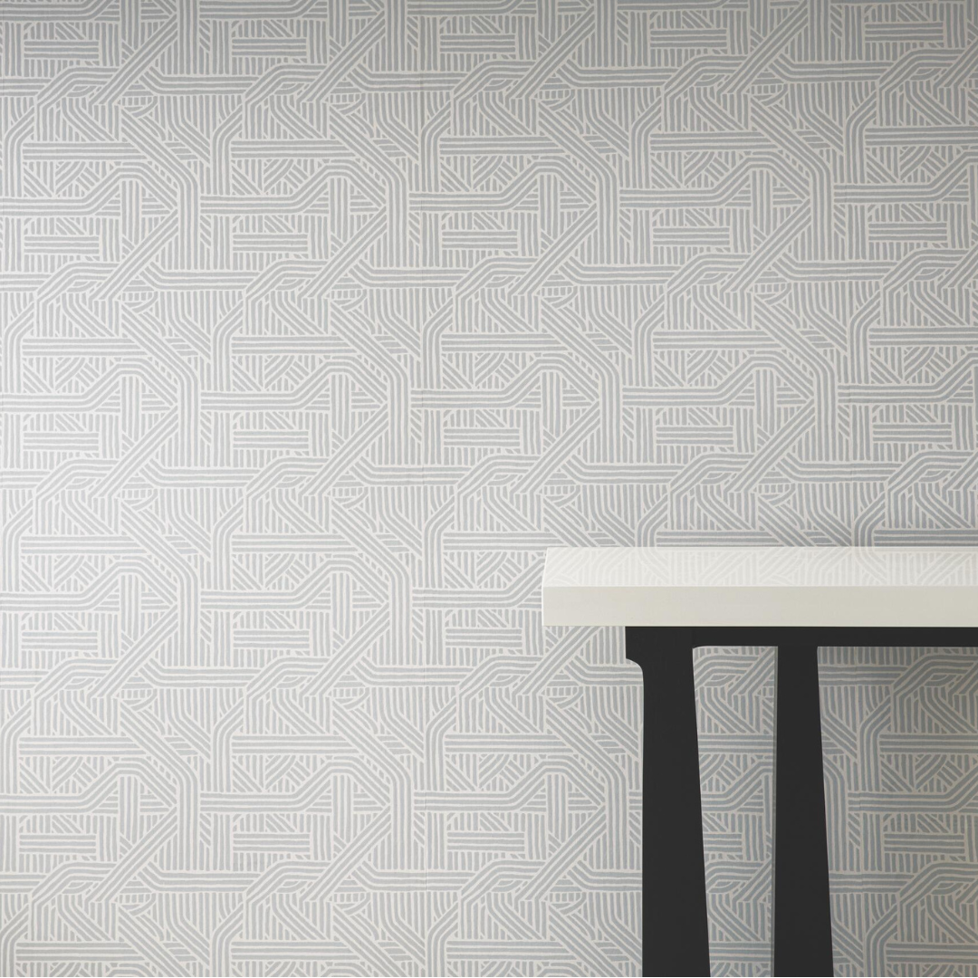 Holly Hunt Walls — White Wallpapers